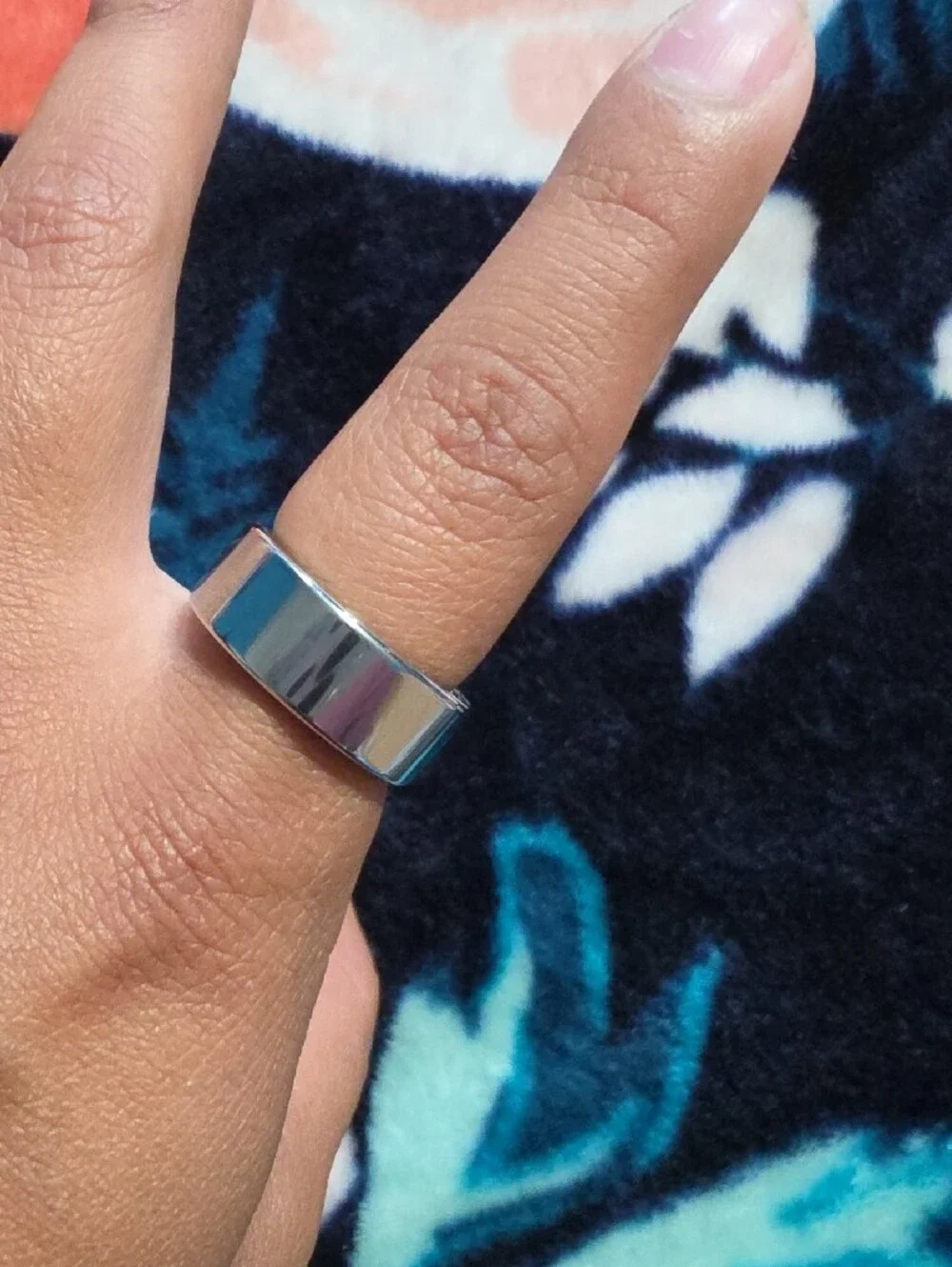 Smart Ring Health Tracker - Silver